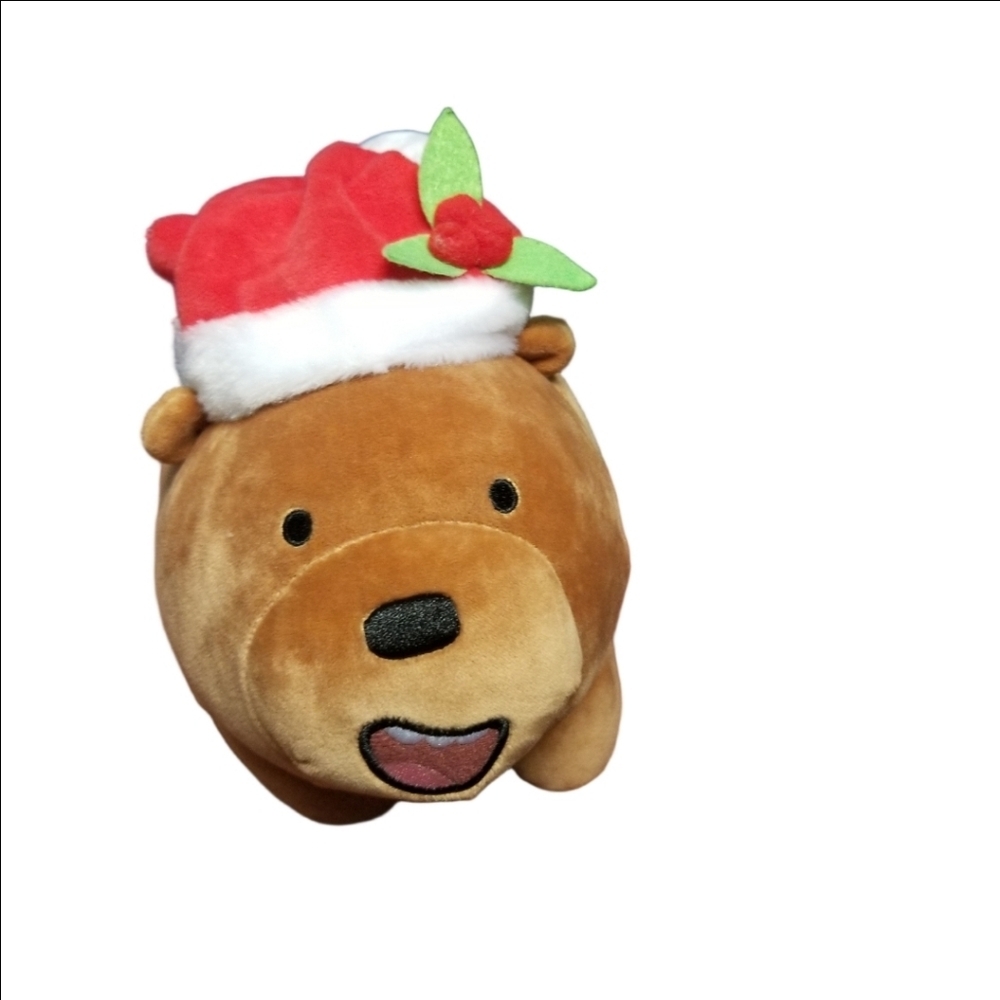 Miniso Christmas Grizz We Bare Bears Plush